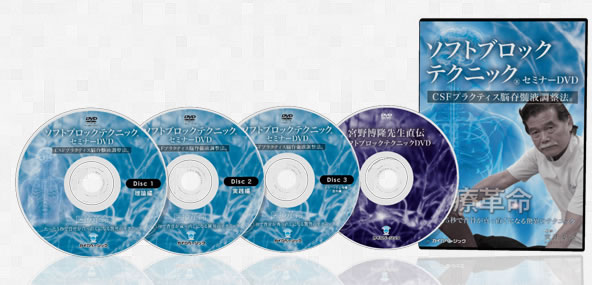 DVD「ソフトブロックテクニック®セミナーDVD ～たった５秒で背骨が ...